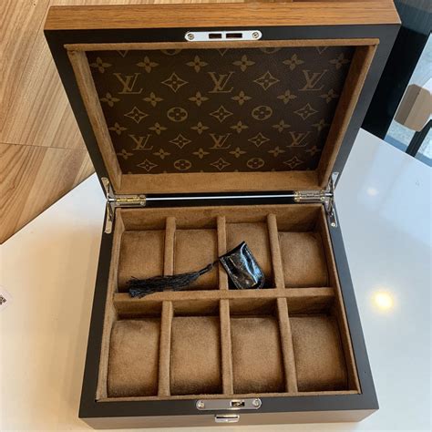 fake louis vuitton watch box|louis vuitton 8 watch case.